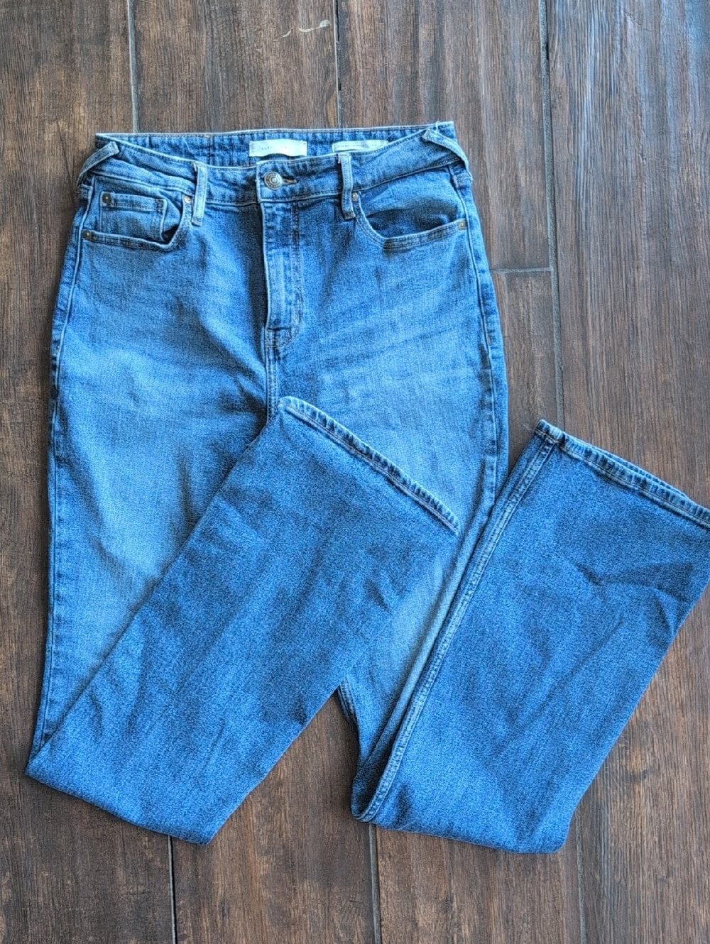 Cleo + Wolf High Rise Bootcut Denim Jeans Medium Wash - Women's 28Wx34L